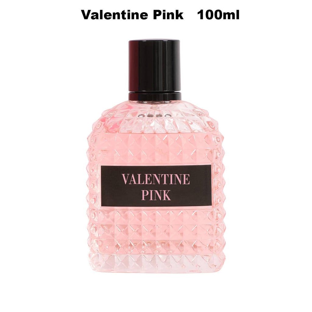 Valentine Pink: Feminine, fresh scent. 100ml EDT.