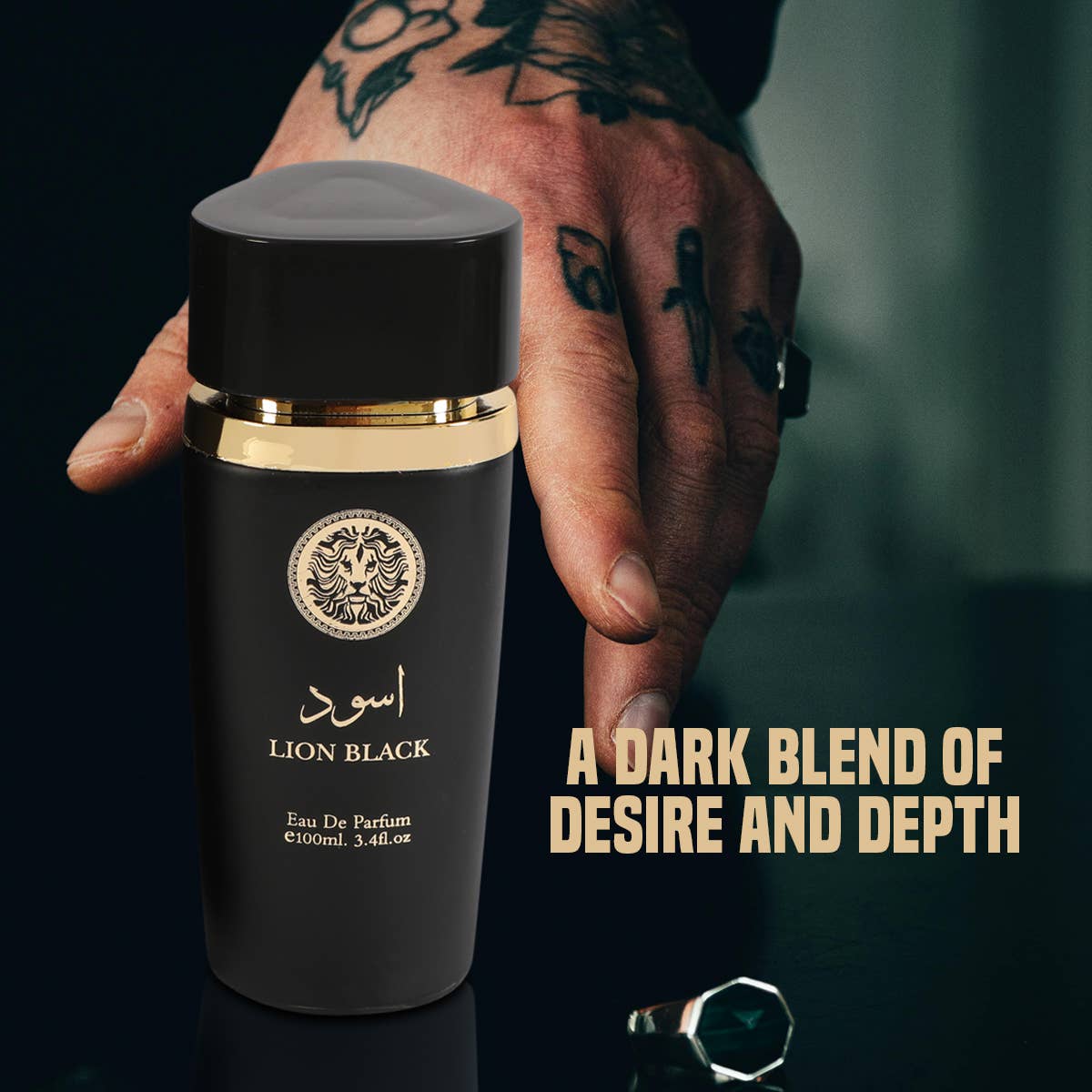 Lion Black Spray Perfume Eau De Parfum For Men