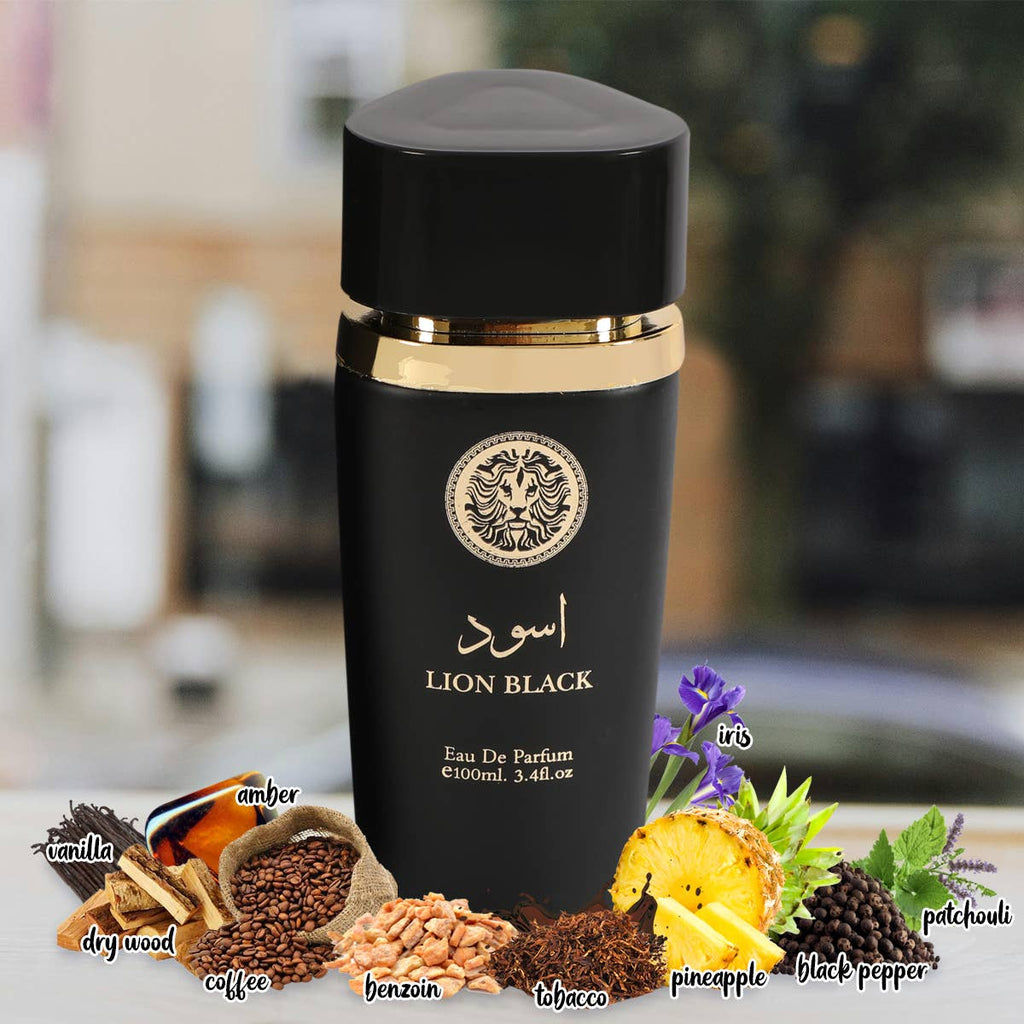 Lion Black Spray Perfume Eau De Parfum For Men