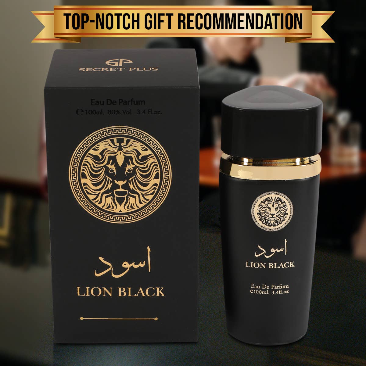 Lion Black Spray Perfume Eau De Parfum For Men