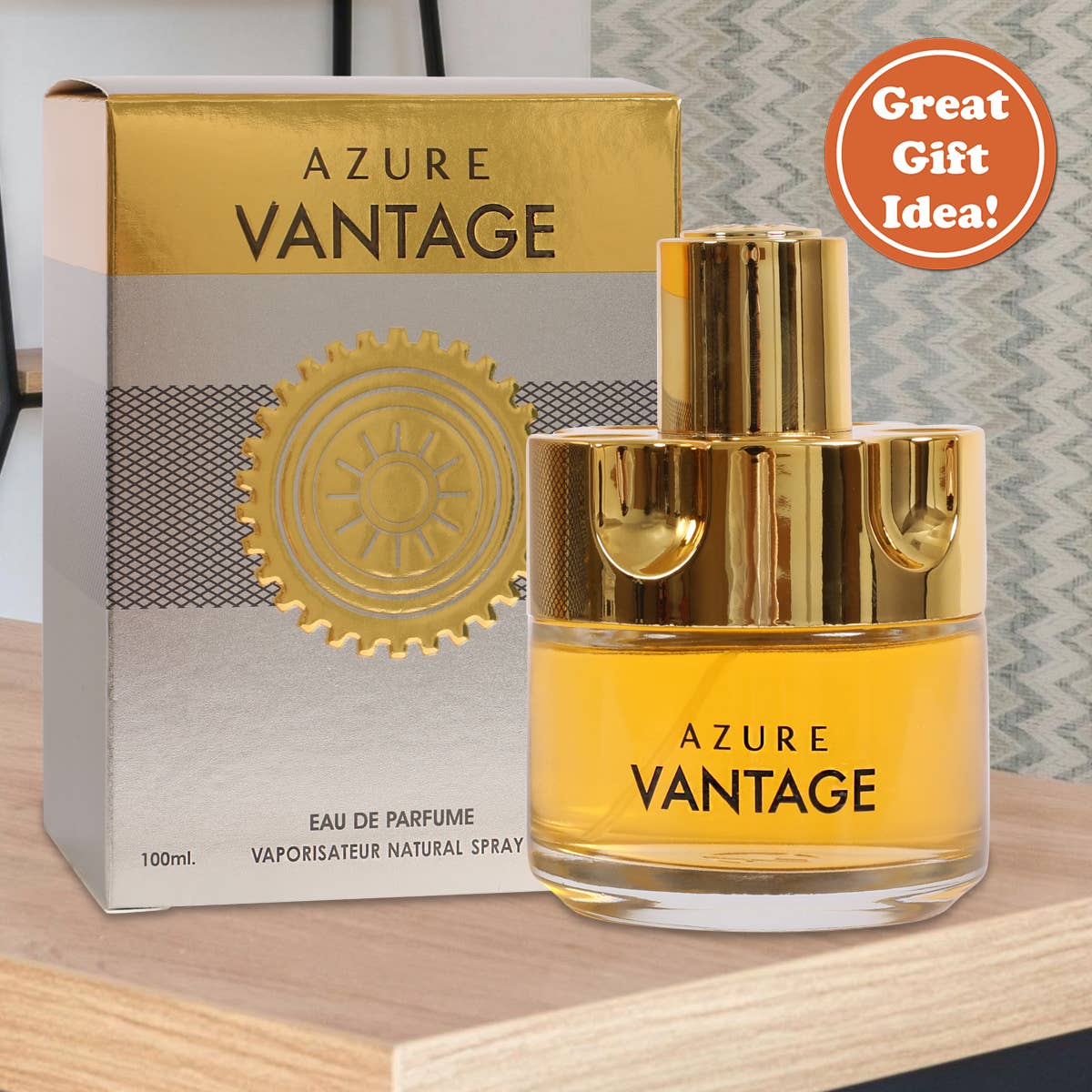 Azure Vantage Spray Cologne Eau De Parfum  For Men