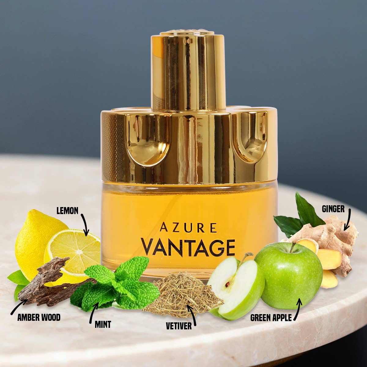 Azure Vantage Spray Cologne Eau De Parfum  For Men
