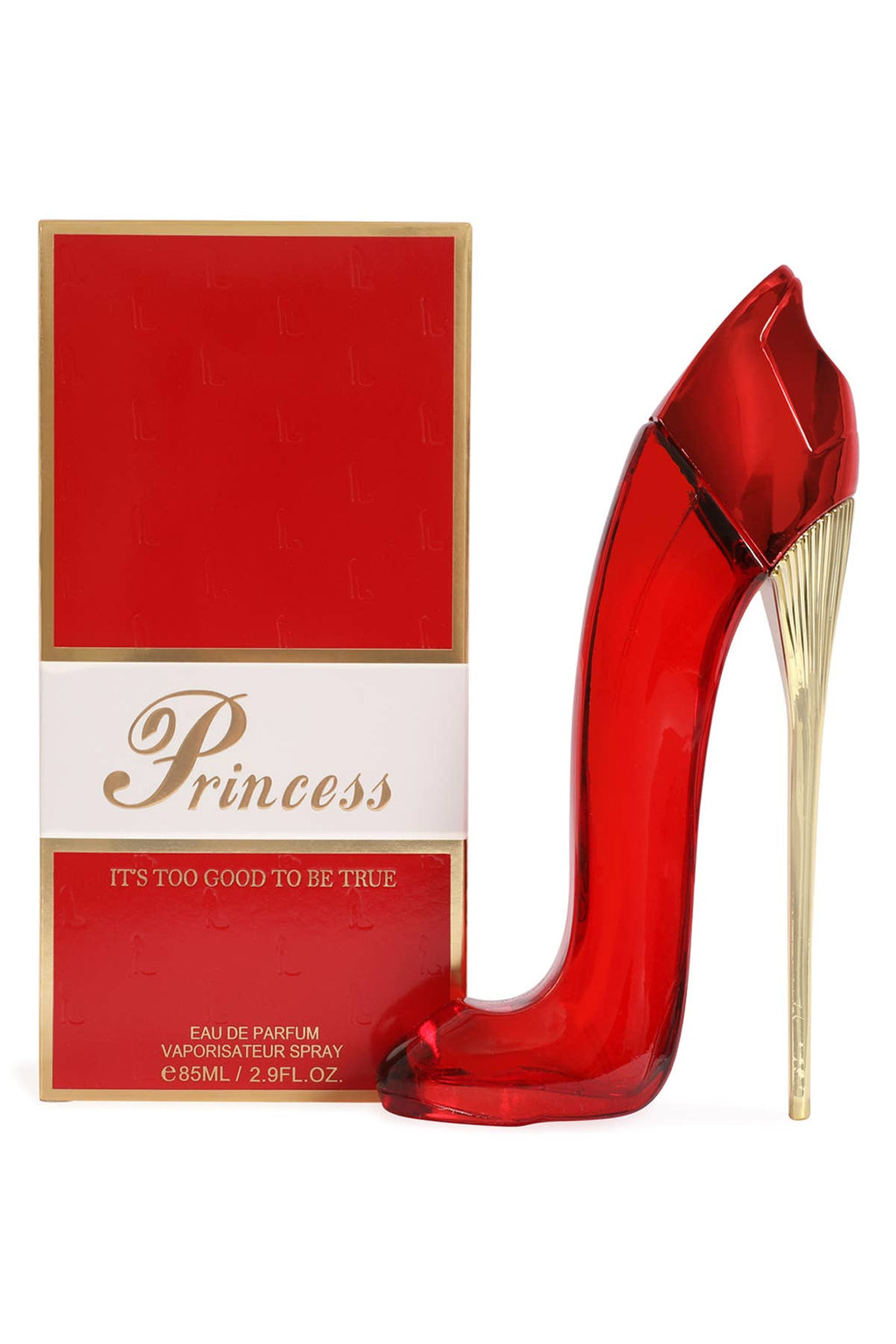 Princess High Heels Red Spray Perfume For Women