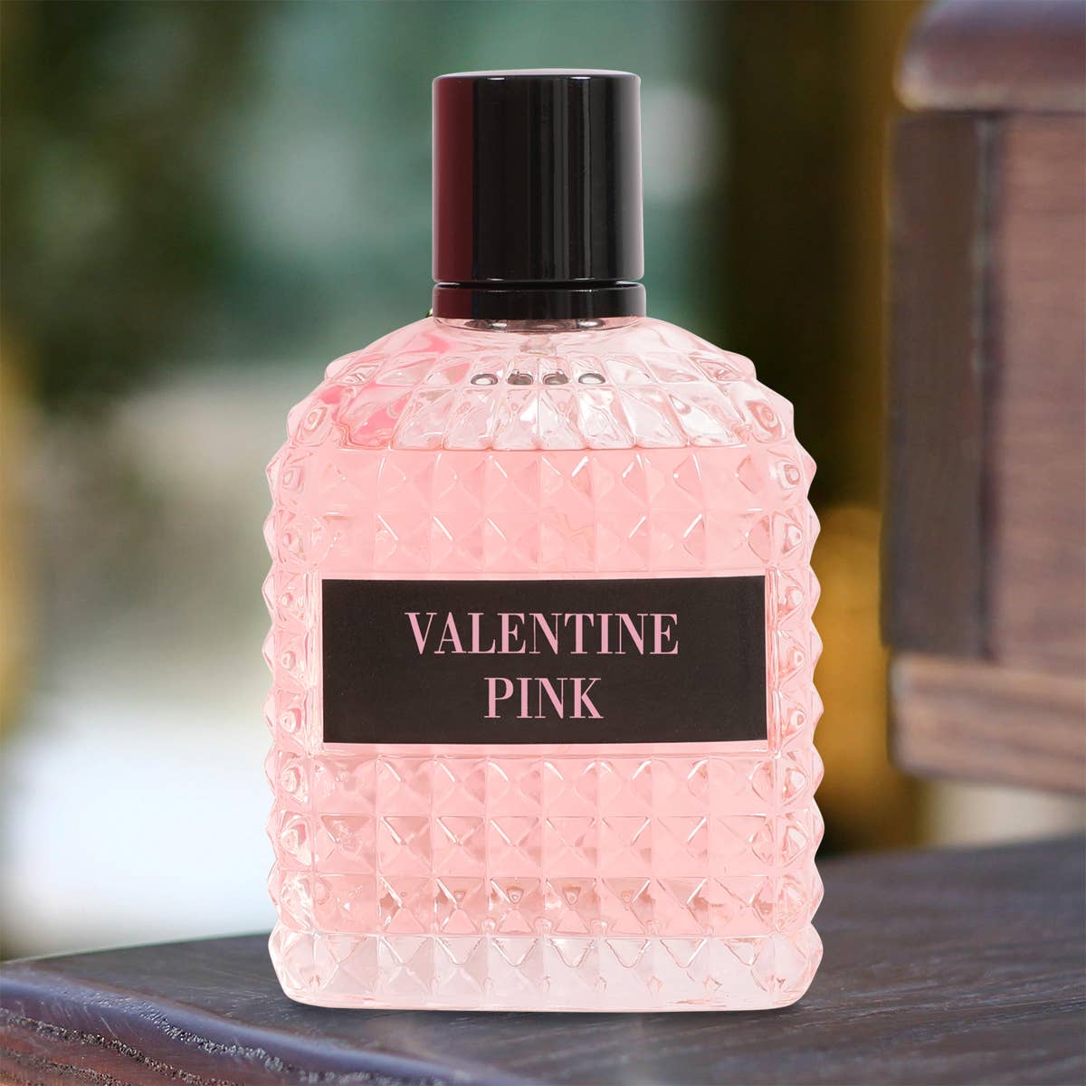 Valentine Pink: Feminine, fresh scent. 100ml EDT.